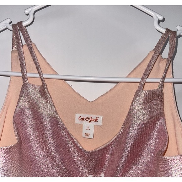 Cat & jack girl Pink Tulle Dress Large - Picture 3 of 5